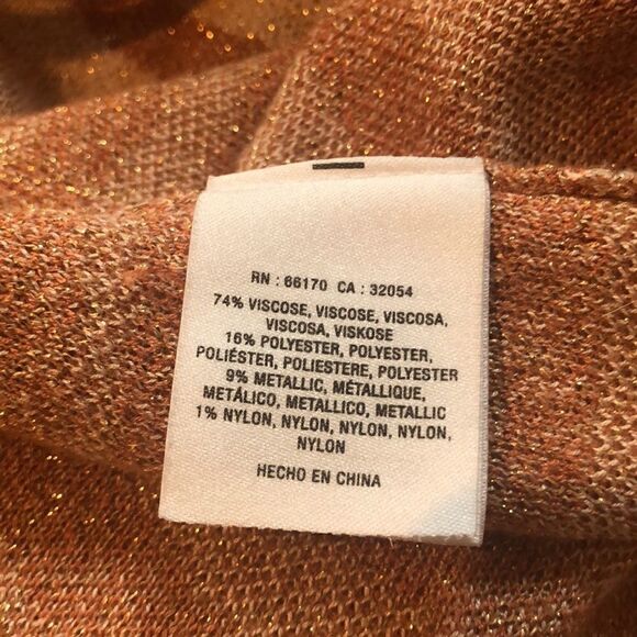 Anthropologie spaghetti strap tiger stripe cami M - Picture 9 of 9